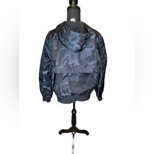 Carrie Underwood Navy Blue Camo-Inspired Jacquard Full Zip Windbreaker - Size M